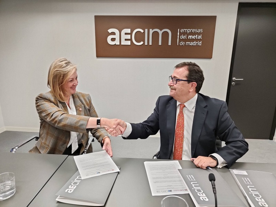 Firma convenio aecim cafmadrid marzo 2022