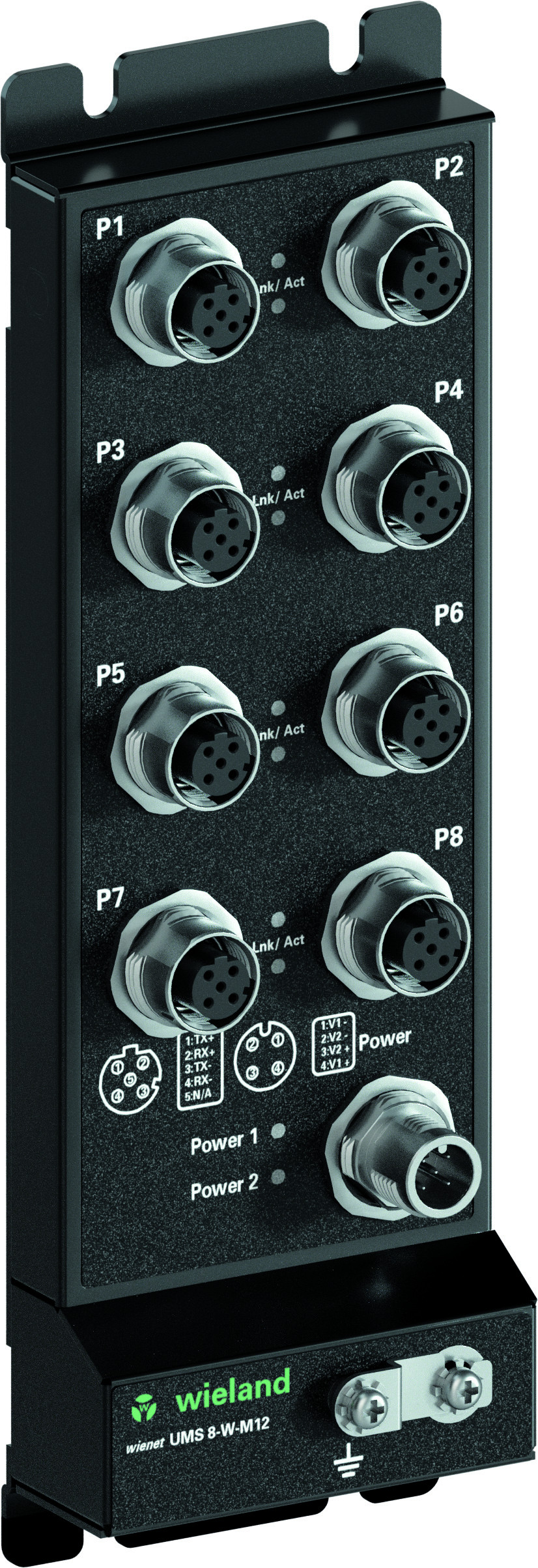 Switch No Gestionable IP67 Wieland Electric