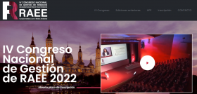 Portada web congreso nacional de RAEE 2022