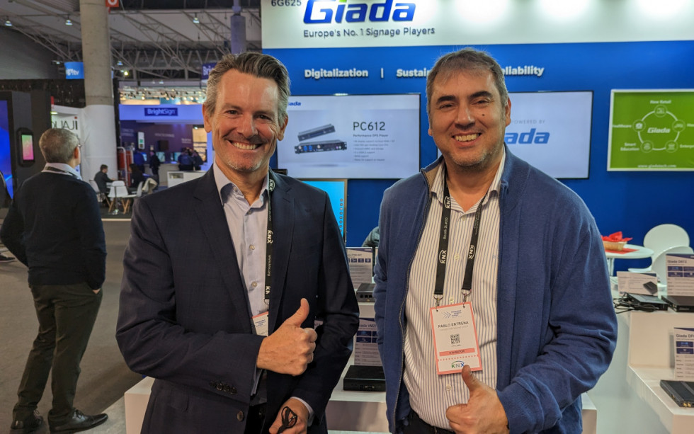 Mike Finckh (CEO de Concept) y Pablo Entrena (BDM de Concept) de izquierda a derecha