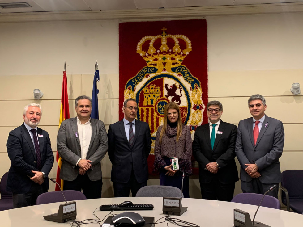 Reunión de representantes de Recyclia en el Senado Marzo 2023