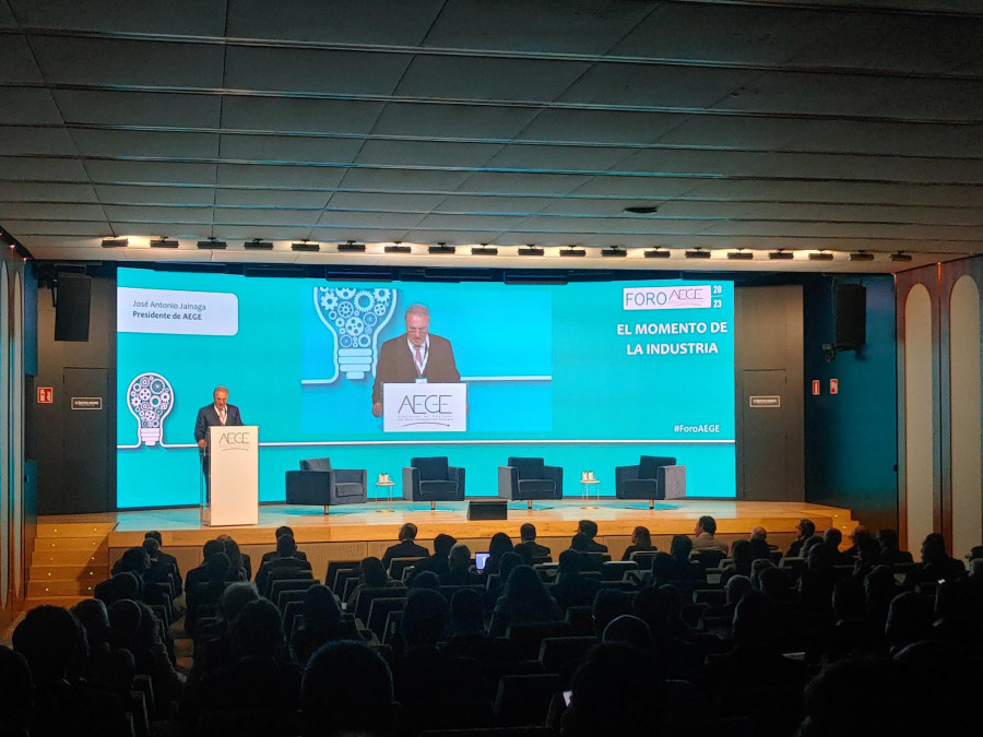 Foro AEGE inauguracion José Antonio Jainaga presidente AEGE