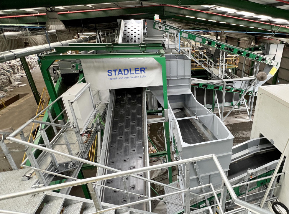 Photo 01 Centro de Triagem do Oeste sorting plant constructed by STADLER