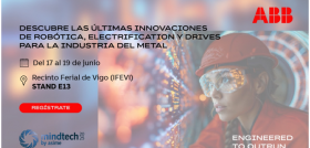 ABB presenta en Mindtech 2025 sus últimas soluciones en robótica, motores y electrificación para la industria del metal